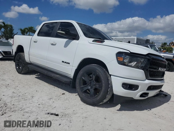 2022 Ram 1500 Lone Star with VIN 1C6RREFMXNN218114, listed as a Copart auction lot 56497865 with Not provided miles and Salvage title. Bid and sale history available at DreamBid. Image 4.