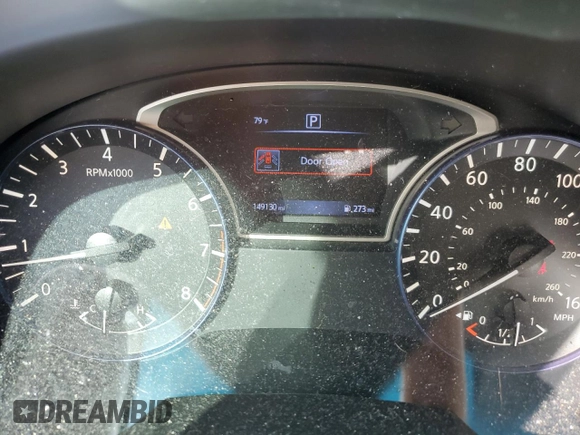 2016 Nissan Altima SR with VIN 1N4AL3AP7GC167737, listed as a Copart auction lot 79779094 with 149,130 mi miles and Salvage title. Bid and sale history available at DreamBid. Image 9.