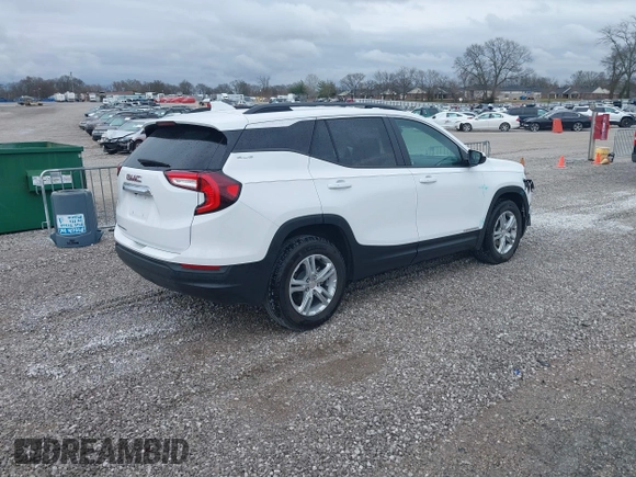 2024 GMC Terrain SLE z VIN 3GKALMEG4RL117903, wystawiony jako IAAI lot #41718454 z przebiegiem 3 408 mil mil oraz . Historia ofert i sprzedaży dostępna na DreamBid. Obrazek 4.