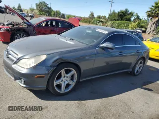 2009 Mercedes-Benz CLS-Class 5.5L with VIN WDDDJ72X69A149060, listed as a Copart auction lot 59972364 with 142,013 mi miles and Salvage Title. Bid and sale history available at carsss.com. Image 1.