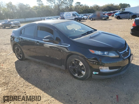 2014 Chevrolet Volt with VIN 1G1RE6E45EU165543, listed as a Copart auction lot 49230805 with 95,659 mi miles and Salvage Title. Bid and sale history available at carsss.com. Image 4.