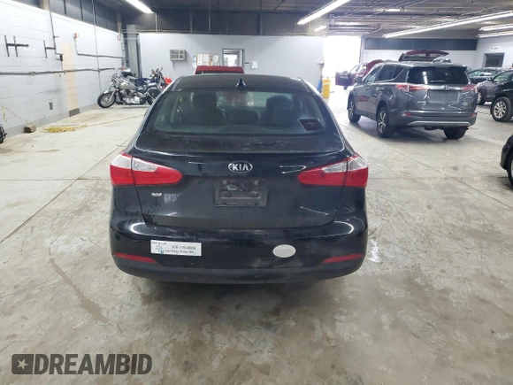 2016 Kia Forte LX with VIN KNAFK4A62G5570753, listed as a Copart auction lot 55651255 with 0 mi miles and Clean Title. Bid and sale history available at carsss.com. Image 6.