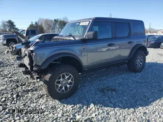 2023 Ford Bronco with VIN 1FMEE5DP6PLA81294, listed as a Copart auction lot 49076545 with 13,002 mi miles and Non repairable. Bid and sale history available at DreamBid. Image 1.
