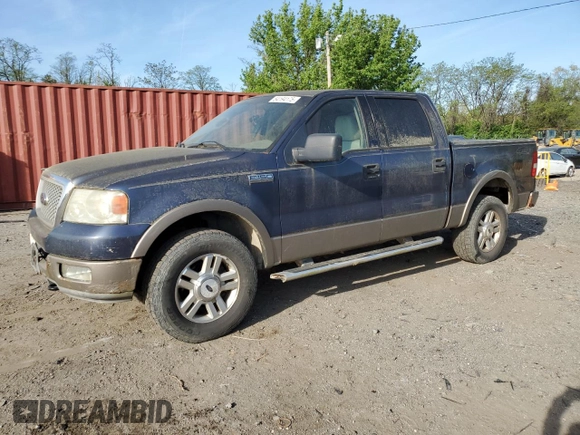 2004 Ford F-150 XLT with VIN 1FTPW14554KC77536, listed as a Copart auction lot 54194175 with 238,968 mi miles and Clean Title. Bid and sale history available at carsss.com. Image 1.