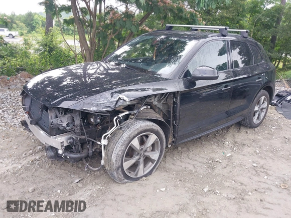 2020 Audi Q5 Premium with VIN WA1ANAFY6L2105007, listed as a IAAI auction lot 42400742 with 43,916 mi miles and . Bid and sale history available at DreamBid. Image 18.