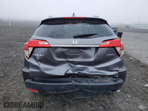 2019 Honda HR-V EX-L with VIN 3CZRU6H79KM703378, listed as a Copart auction lot 77941844 with 92,839 mi miles and Salvage Title. Bid and sale history available at carsss.com. Image 6.