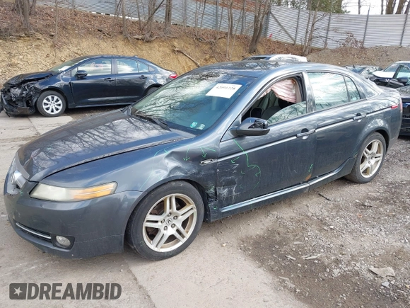 2007 Acura TL with VIN 19UUA66287A023249, listed as a IAAI auction lot 42091228 with 242,269 mi miles. Bid and sale history available at carsss.com. Image 2.