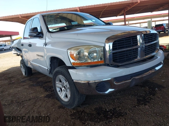 2006 Dodge 1500 SLT with VIN 1D7HU18N56S525572, listed as a IAAI auction lot 42106810 with 174,868 mi miles. Bid and sale history available at carsss.com. Image 1.
