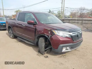 2018 Honda Ridgeline RTL-E z VIN 5FPYK3F76JB004521, wystawiony jako IAAI lot #42120949 z przebiegiem 131 637 mil mil oraz . Historia ofert i sprzedaży dostępna na DreamBid. Obrazek 1.