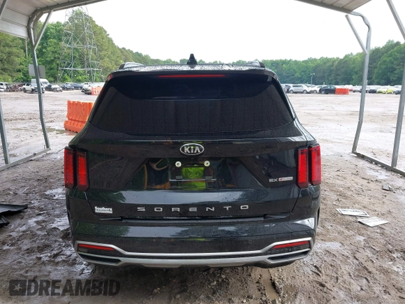 2021 Kia Sorento EX with VIN 5XYRH4LF8MG035053, listed as a IAAI auction lot 42266693 with 62,936 mi miles and . Bid and sale history available at DreamBid. Image 16.