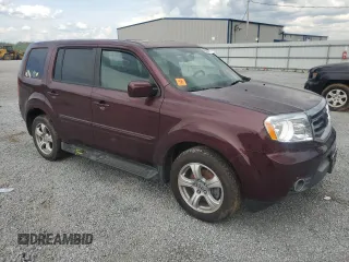 2013 Honda Pilot EX-L with VIN 5FNYF3H56DB005360, listed as a Copart auction lot 55583715 with Not Provided miles and Clean Title. Bid and sale history available at DreamBid. Image 4.
