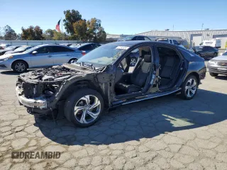 2018 Honda Accord EX z VIN 1HGCV1F40JA052529, wystawiony jako Copart lot #47595655 z przebiegiem 109 463 mil mil oraz Szkoda całkowita • Salvage title. Historia ofert i sprzedaży dostępna na DreamBid. Obrazek 1.