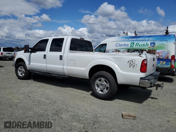 2016 Ford F-250 Lariat with VIN 1FT7W2B69GED14222, listed as a Copart auction lot 56658305 with Not provided miles and Salvage title. Bid and sale history available at DreamBid. Image 2.