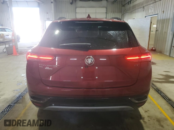 2021 Buick Envision Preferred with VIN LRBFZMR45MD056722, listed as a Copart auction lot 48192855 with 50,905 mi miles and Salvage Title. Bid and sale history available at carsss.com. Image 6.