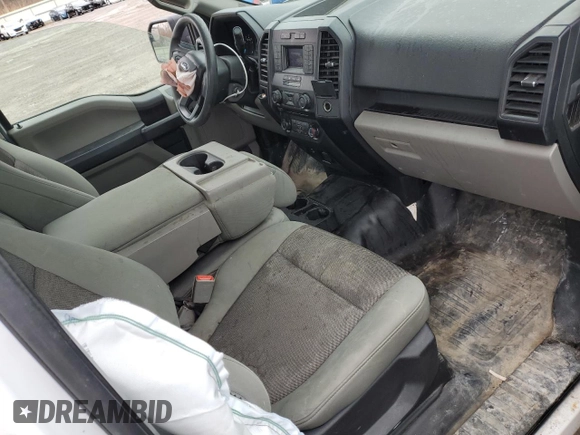 2018 Ford F-150 XL with VIN 1FTMF1CBXJKF88322, listed as a Copart auction lot 48874225 with 133,397 mi miles and Salvage Title. Bid and sale history available at carsss.com. Image 8.