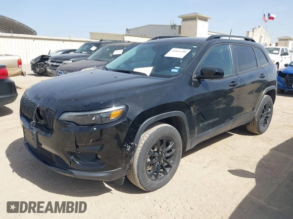 2023 Jeep Cherokee Altitude Lux with VIN 1C4PJMMB9PD111700, listed as a IAAI auction lot 41844750 with 57,441 mi miles. Bid and sale history available at carsss.com. Image 17.