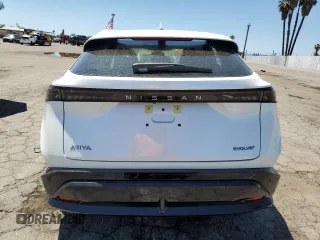 2024 Nissan ARIYA Evolve+ with VIN JN1BF0BAXRM435601, listed as a Copart auction lot 56376795 with 3,051 mi miles and Salvage title. Bid and sale history available at DreamBid. Image 6.