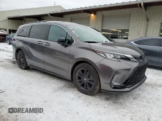 2022 Toyota Sienna XSE z VIN 5TDDRKEC6NS117060, wystawiony jako Copart lot #88407765 z przebiegiem 51 886 mil mil oraz Szkoda całkowita • Salvage title. Historia ofert i sprzedaży dostępna na DreamBid. Obrazek 4.