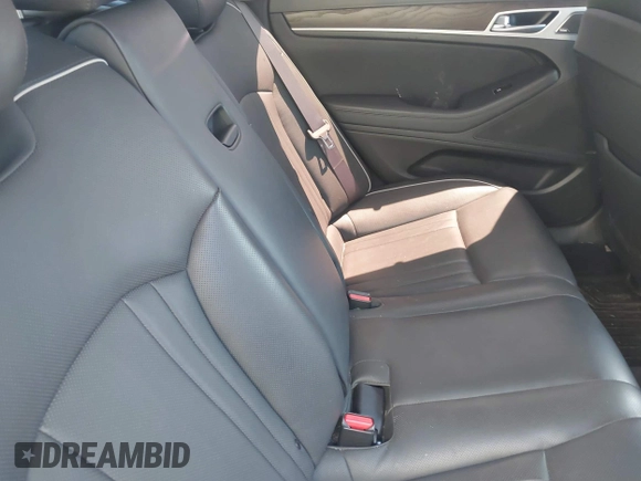 2019 Genesis G80 3.8L with VIN KMHGN4JE6KU296277, listed as a IAAI auction lot 42826288 with 57,471 mi miles and . Bid and sale history available at DreamBid. Image 8.
