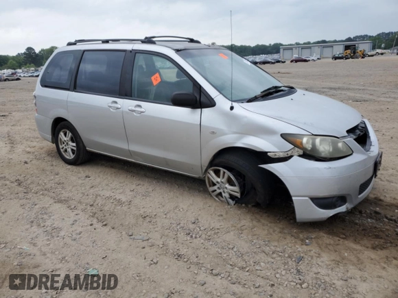 2005 Mazda MPV LX with VIN JM3LW28J450546738, listed as a Copart auction lot 57106865 with 152,316 mi miles and Clean title. Bid and sale history available at DreamBid. Image 4.