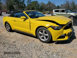 2017 Ford Mustang V6 with VIN 1FATP8EM4H5323989, listed as a Copart auction lot 46822225 with 145,080 mi miles and Salvage Title. Bid and sale history available at carsss.com. Image 4.