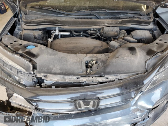2021 Honda Pilot Special Edition with VIN 5FNYF5H24MB042554, listed as a Copart auction lot 54164495 with 35,102 mi miles and Salvage title. Bid and sale history available at DreamBid. Image 12.