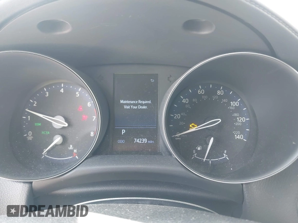 2019 Toyota C-HR XLE with VIN JTNKHMBX0K1017215, listed as a IAAI auction lot 41898189 with 74,239 mi miles. Bid and sale history available at carsss.com. Image 7.