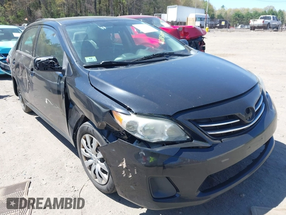 2013 Toyota Corolla L with VIN 2T1BU4EE2DC974695, listed as a IAAI auction lot 42115009 with 245,023 mi miles. Bid and sale history available at carsss.com. Image 1.