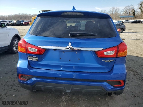 2018 Mitsubishi Outlander Sport ES 2.0 with VIN JA4AP3AU1JU021320, listed as a Copart auction lot 45127225 with 124,040 mi miles and Salvage Title. Bid and sale history available at carsss.com. Image 6.