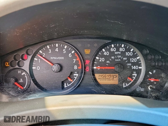 2008 Nissan Frontier SE with VIN 1N6AD07U18C443511, listed as a Copart auction lot 64091425 with 145,649 mi miles and Salvage title. Bid and sale history available at DreamBid. Image 9.