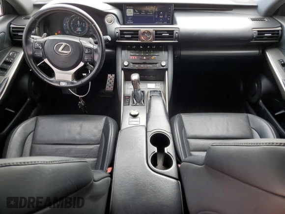 2017 Lexus IS 200t with VIN JTHBA1D22H5059524, listed as a Copart auction lot 55032505 with 100,807 mi miles and Salvage title. Bid and sale history available at DreamBid. Image 8.