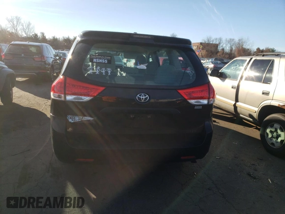 2011 Toyota Sienna with VIN 5TDZK3DC4BS052092, listed as a Copart auction lot 81374114 with 268,590 mi miles and Clean Title. Bid and sale history available at carsss.com. Image 6.
