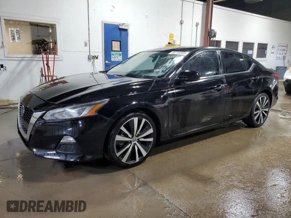 2019 Nissan Altima 2.5 SR with VIN 1N4BL4CV3KC168625, listed as a Copart auction lot 46718285 with 43,075 mi miles and Salvage Title. Bid and sale history available at carsss.com. Image 1.
