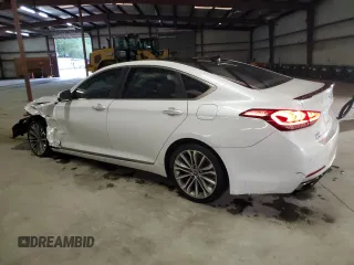 2017 Genesis G80 3.8L with VIN KMHGN4JE2HU203571, listed as a Copart auction lot 72741264 with 83,735 mi miles and Salvage Title. Bid and sale history available at carsss.com. Image 2.