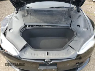 2021 Tesla Model S Plaid with VIN 5YJSA1E6XMF456295, listed as a Copart auction lot 55877025 with Not provided miles and Salvage title. Bid and sale history available at DreamBid. Image 11.