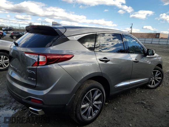 2023 Acura RDX w/Technology Package with VIN 5J8TC2H53PL002948, listed as a Copart auction lot 43728625 with 25,901 mi miles and Salvage Title. Bid and sale history available at carsss.com. Image 3.