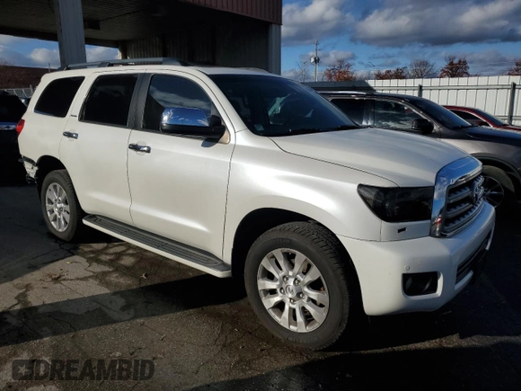2014 Toyota Sequoia Platinum with VIN 5TDDW5G19ES096470, listed as a Copart auction lot 80758924 with 178,839 mi miles and Salvage Title. Bid and sale history available at carsss.com. Image 4.