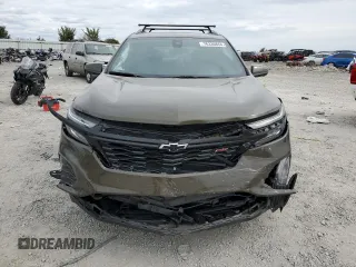 2024 Chevrolet Equinox RS with VIN 3GNAXMEG0RL161372, listed as a Copart auction lot 76330864 with 11,312 mi miles and Salvage title. Bid and sale history available at DreamBid. Image 5.