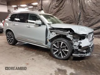 2024 Volvo XC90 Plus Bright Theme with VIN YV4062PE3R1190313, listed as a IAAI auction lot 41515224 with 7,630 mi miles. Bid and sale history available at carsss.com. Image 1.