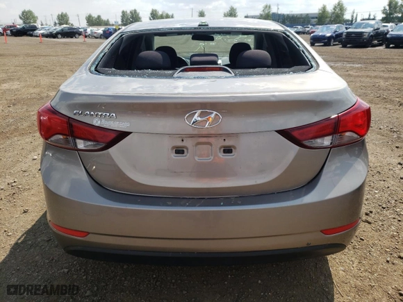 2016 Hyundai Elantra GL with VIN 5NPDH4AE4GH656713, listed as a Copart auction lot 66793304 with 145,366 mi miles and Clean Title. Bid and sale history available at carsss.com. Image 6.