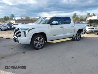 2024 Toyota Tundra Capstone Hybrid with VIN 5TFVC5DB3RX062793, listed as a IAAI auction lot 40829567 with 15,683 mi miles and . Bid and sale history available at DreamBid. Image 17.