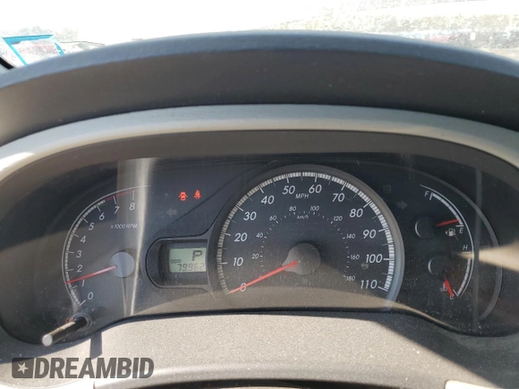 2013 Toyota Sienna L with VIN 5TDZK3DC5DS389664, listed as a Copart auction lot 46168265 with 79,962 mi miles and Salvage Title. Bid and sale history available at carsss.com. Image 9.
