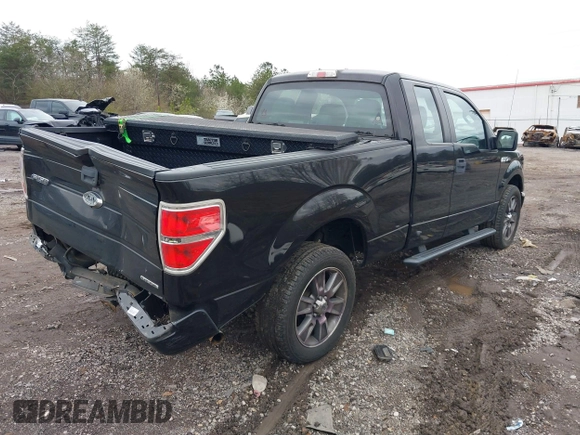 2014 Ford F-150 XL with VIN 1FTFX1CF3EFC60019, listed as a IAAI auction lot 41720720 with 127,887 mi miles. Bid and sale history available at carsss.com. Image 4.