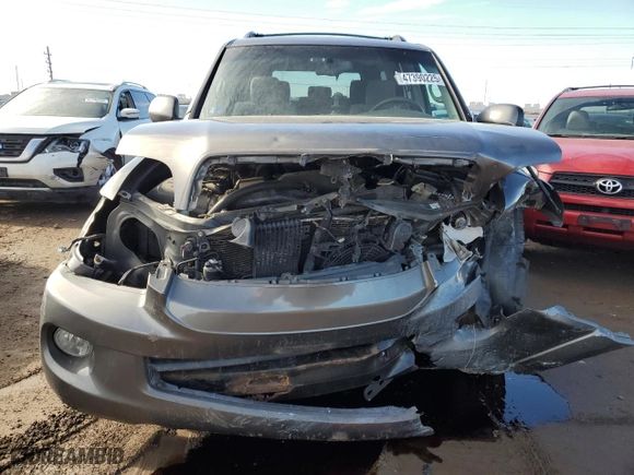 2006 Toyota Sequoia SR5 with VIN 5TDBT44A36S265835, listed as a Copart auction lot 47390225 with 240,775 mi miles and Salvage Title. Bid and sale history available at carsss.com. Image 5.