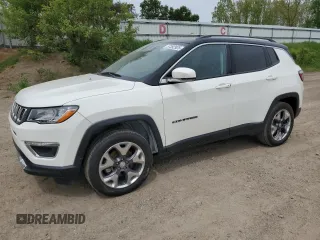 2020 Jeep Compass High Altitude z VIN 3C4NJDCB5LT193843, wystawiony jako Copart lot #57392925 z przebiegiem 45 789 mil mil oraz Czysty tytuł • Clean title. Historia ofert i sprzedaży dostępna na DreamBid. Obrazek 1.