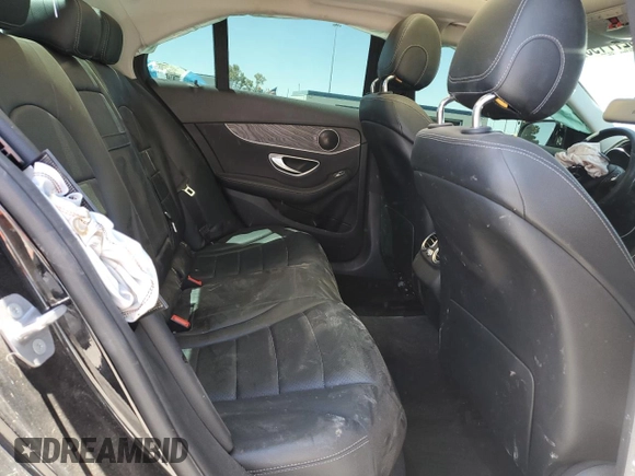 2017 Mercedes-Benz C 300 with VIN 55SWF4JBXHU233055, listed as a Copart auction lot 55277195 with Not provided miles and Salvage title. Bid and sale history available at DreamBid. Image 10.