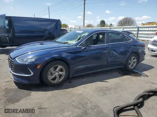 2021 Hyundai Sonata SE with VIN 5NPEG4JA7MH091468, listed as a Copart auction lot 52283885 with 27,103 mi miles and Salvage Title. Bid and sale history available at carsss.com. Image 1.