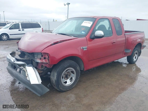 2000 Ford F-150 Work Series with VIN 1FTRX07W2YKA56826, listed as a IAAI auction lot 41527865 with 1 mi miles. Bid and sale history available at carsss.com. Image 2.