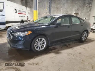 2020 Ford Fusion SE с VIN 3FA6P0HD7LR146595, выставлен на аукционе Copart как лот 61006345 с пробегом 128 741 миль миль и Чистый • Clean title. История ставок и продаж доступна на DreamBid. Изображение 1.