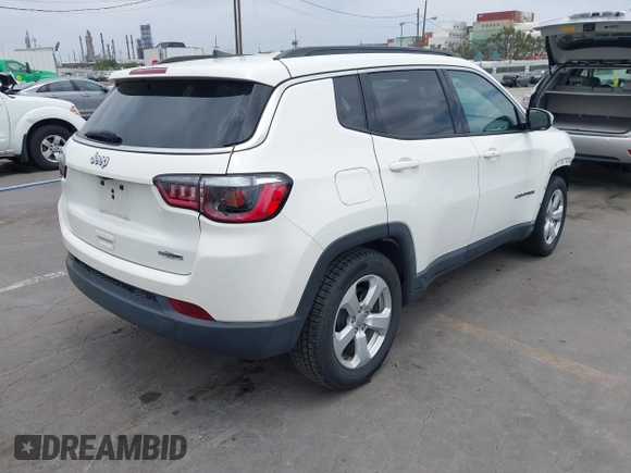 2021 Jeep Compass Latitude with VIN 3C4NJCBB6MT538682, listed as a IAAI auction lot 42442459 with 59,163 mi miles and . Bid and sale history available at DreamBid. Image 4.